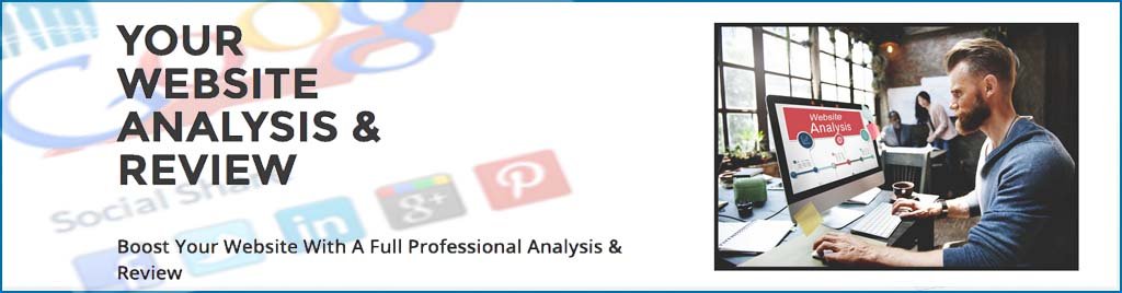 Website Analysis And Review Banner