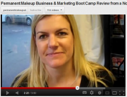 Claire Permanent Makeup Marketing Course Student Review